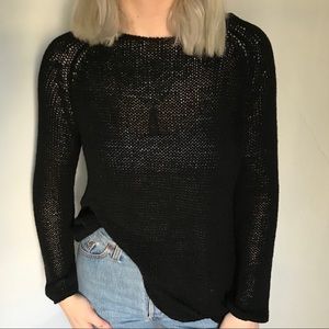 SOLD! 2 for $7 American Apparel Black Knit Sweater